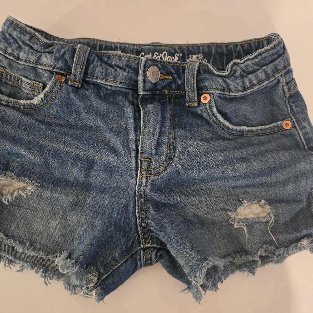Cat & Jack Distressed Girls Shorts Size 8
